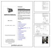 JCB 55Z-1 57C-1 Service Manual Instrukcja serwisowa naprawcza koparki