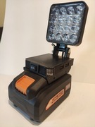 Adapter baterii Niteo 20V Max SYSTEM USB QC3.0 Powerbank Lampa  12W