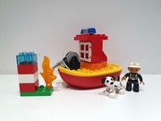 Lego DUPLO 10591 łódka strażacka straż pożarna wąż ogień pies klocki