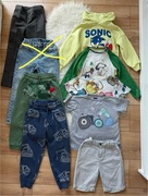 Paka ubrań dla chłopca zestaw 110 Zara Primark 9sztuk