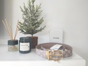 Pasek Guess pudrowy bez L złoto 