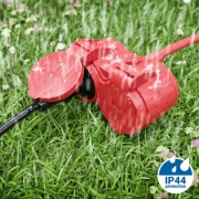 Przedłużacz ogrodowy, dwa gniazdka 7.5m długi zasilający do kosiarki