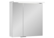 Szafka lustrzana ELIZA 60cm biały połysk z oświetleniem i gniazdkiem ASTOR