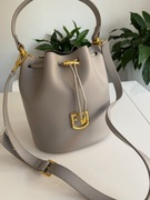 Furla Corona torebka szara skórzana