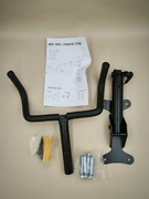 Wieszak na rower ścienny uchwyt rowerowy regulowany hak ścianę stalowy 