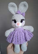 Szydełkowa maskotka Króliczek