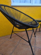 Zestaw ogrodowy acapulco 2 krzesła i stoliki 93x73x85 cm HOMLA