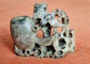 Rzeźba przybornik kamienny – styl orientalny steatyt rzeźba, kamień mydlany