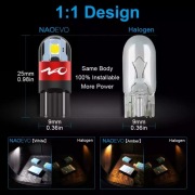 Żarówki W5W LED NAOEVO 2szt.