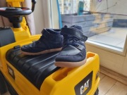 Buty wiosna lato jesień barefoot Bobux Navy Scoot Boots