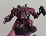 Helbrute Chaos Space Marines złożony pomalowany 