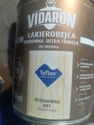 Vidaron bezbarwny palisander lakierobejca dąb bielony dąb 2.5l 0.75l