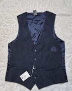 Kamizelka garniturowa M Granatowa 31% Wiskoza