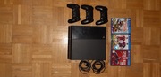 Play Station 4, +3 Kontrolery,+3 Gry,+Kable