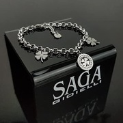 Bransoletka czterolistna koniczyna saga gioielli