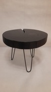Stolik z plastra duży czarny mat