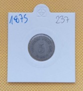 5 Fenigów 1875r. Niemcy !