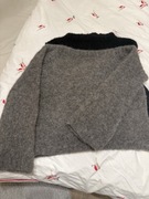 Sweter chmurka rękawy dzwony skład alpaka73% jedwab27%