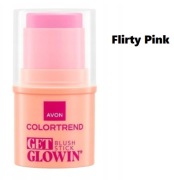 Róż w sztyfcie "Rozświetlenie na życzenie" Flirty Pink
