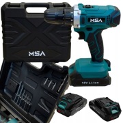 Wkrętarka akumulatorowa MSA 18V zestaw 2 baterie walizka NOWA