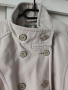 Płaszcz damski jesienny Wallis wymiary beżowy kremowy szary M 38 10 