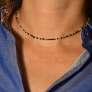 Naszyjnik/czoker z kamieni naturalnych Mix- rękodzieło