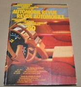 Katalog samochodowe Swiss Automobil Revue 1980