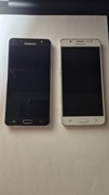 2 x  telefon Samsung Galaxy J5 kable,ładowarki,słuchawki.Czarny i biały