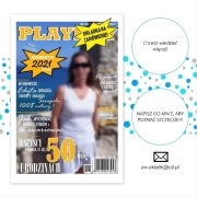 Okładka gazety Playboy prezent urodziny śmieszny 