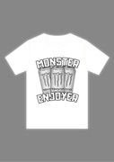 Koszulka Monster Enjoyer | bawełna 195g | streetwear custom