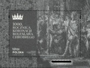 Czarnodruk blok 273C - 1000 Rocznica koronacji Bolesława Chrobrego. 