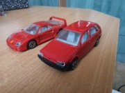 Burago samochody Ferrari F40,Fiat Tipo 1/43