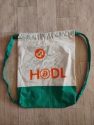Worek ściągany z nadrukiem ,, Bitcoin HODL BTC ,, nowy