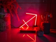 NEON STRZELEC SAGITTARIUS ZNAKI ZODIAKU HOROSKOP lampa dekoracja
