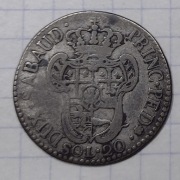 #1571 Włochy Sabaudia  20 soldi 1796 rzadka! srebro 