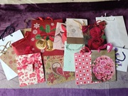 Torebki papierowe foliowane prezentowe różnego rodzaju - zestaw 15 szt.