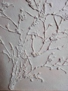 BIAŁA ELEGANCJA - OBRAZ STRUKTURALNY Z TEKSTURĄ 3D