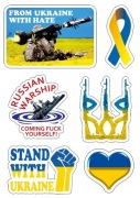 Naklejki, stickery Ukraine