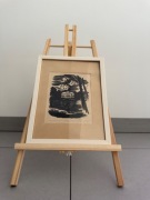 Drzeworyt Pałac Złoty Potok Wojciech Barylski Częstochowa 1954