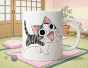 Przytulny dom Chi Kanata Konami manga anime prezent kubek Chis sweet home