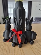 Zestaw nowoczesnych  wielkanocnych zajączków