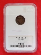 Austria 1 Heller 1895r. - Grading GCN VF20 !!!
