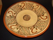 Kamionka Łysa Góra Bolesław Książek talerz patera, PRL, vintage 31,5 cm