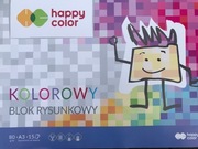 Blok rysunkowy A3 Happy Color 15 kart.
