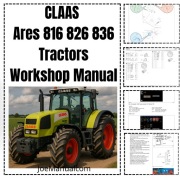 CLAAS Ares 816 826 836 Workshop Manual Instrukcja serwisowa naprawcza