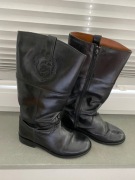 ZARA czarne oficerki dla dziewczynki roz. 31