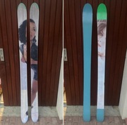 3 pary nart twintip allmountain 182cm i 162cm