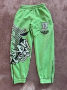 Zielone spodnie dresowe męskie L spodnie 