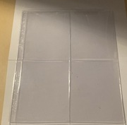 Strona do segregatora na pocztówki lub zdjęcia 