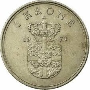 1 KORONA DUŃSKA 1971